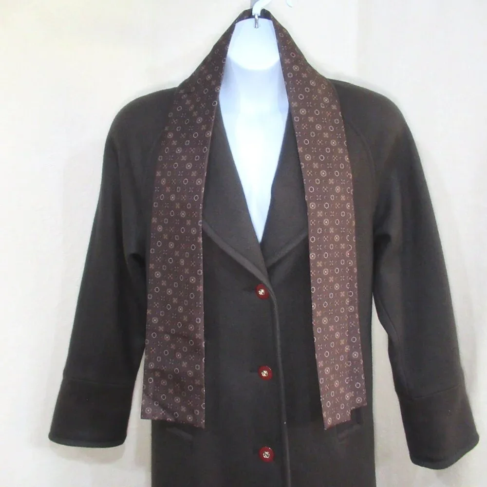 Vintage Jofeld by Forstmann Wool Blend Coat with Matching Scarf | Size 6 - Picture 3 of 16